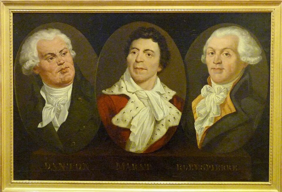 Maximilien Robespierre - Danton Marat Robespierre Lambinet.jpg