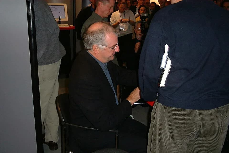 Douglas Adams - Douglas Adams book signing at ApacheConDouglas Adams