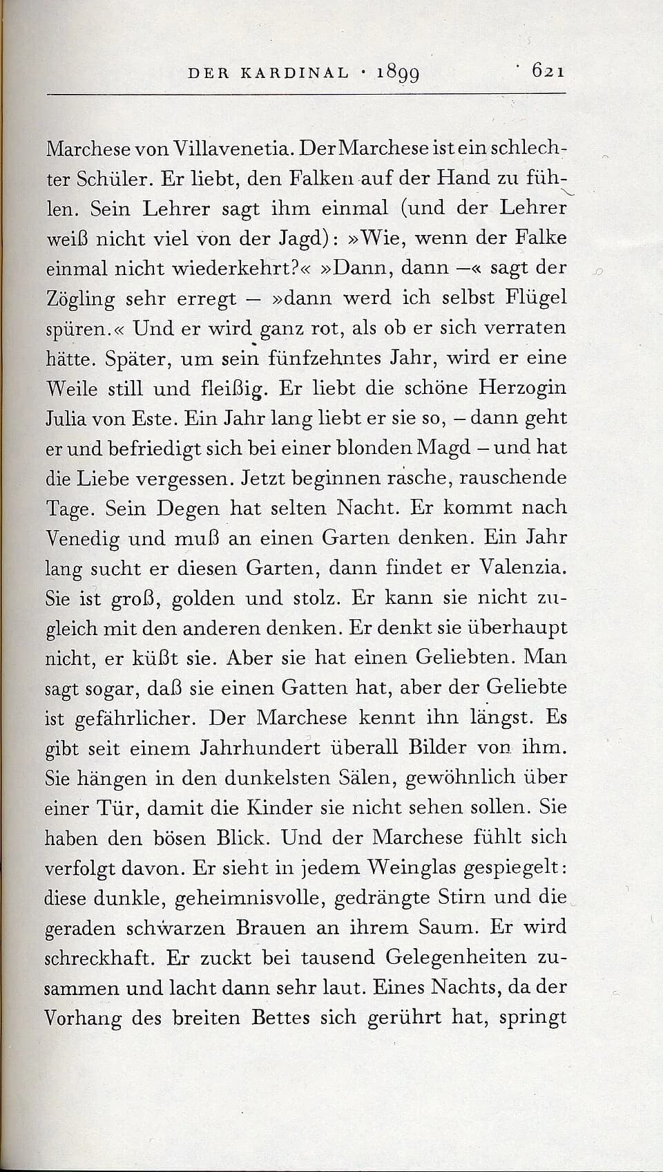 Rainer Maria Rilke - Der Kardinal, 2. Seite