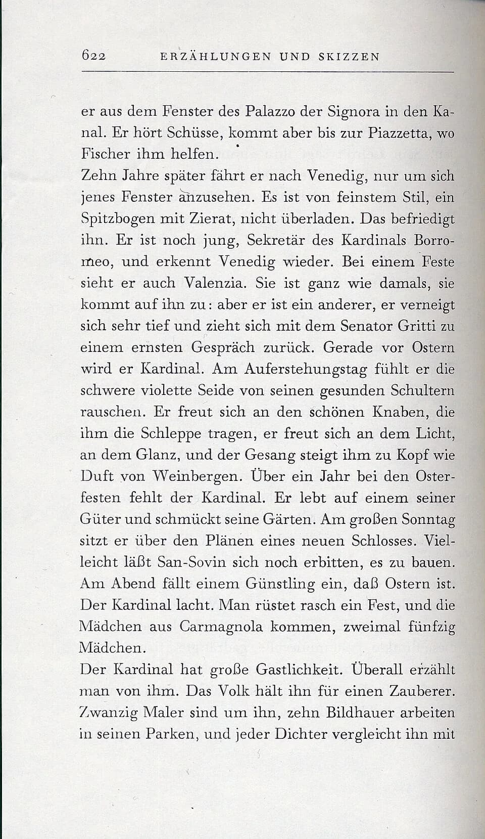 Rainer Maria Rilke - Der Kardinal, 3. Seite