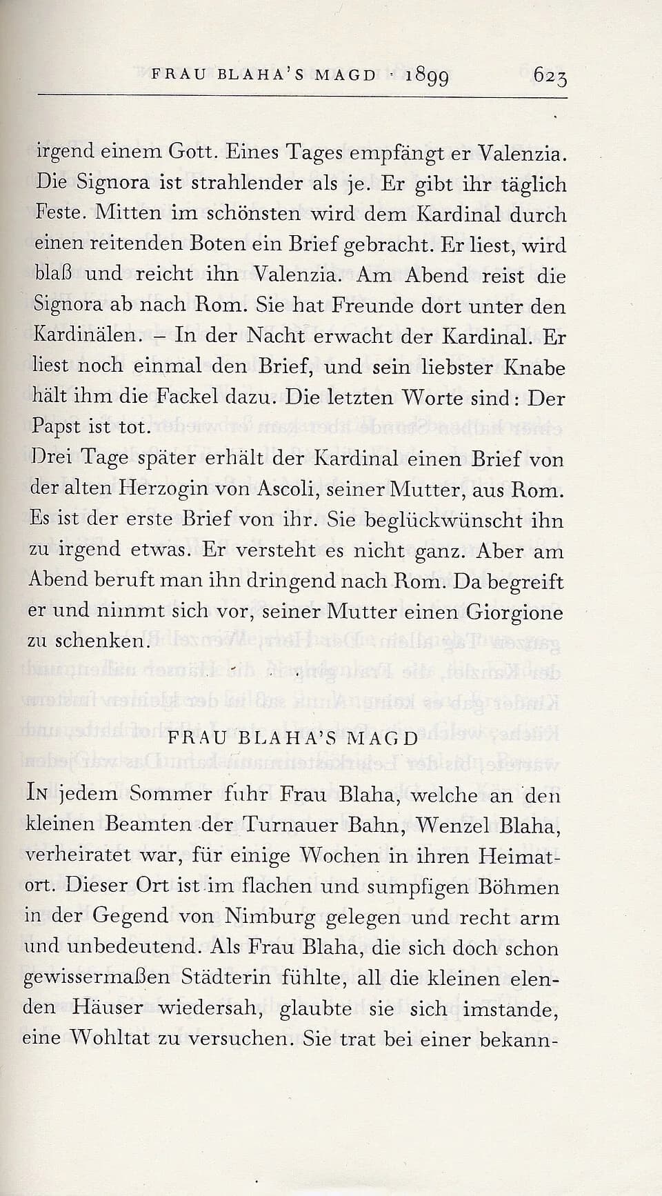 Rainer Maria Rilke - Der Kardinal, 4. Seite