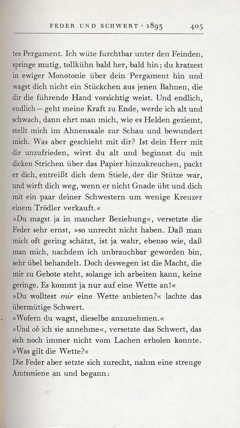Rainer Maria Rilke - Feder und Schwert, S. 405