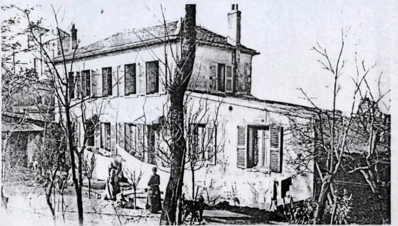 Hector Berlioz - The house of Hector Berlioz in Montmartre, a former dependance of the Abbey.