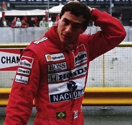 Ayrton Senna - Ayrton Senna at San Marino/Imola Grand Prix in 1989.