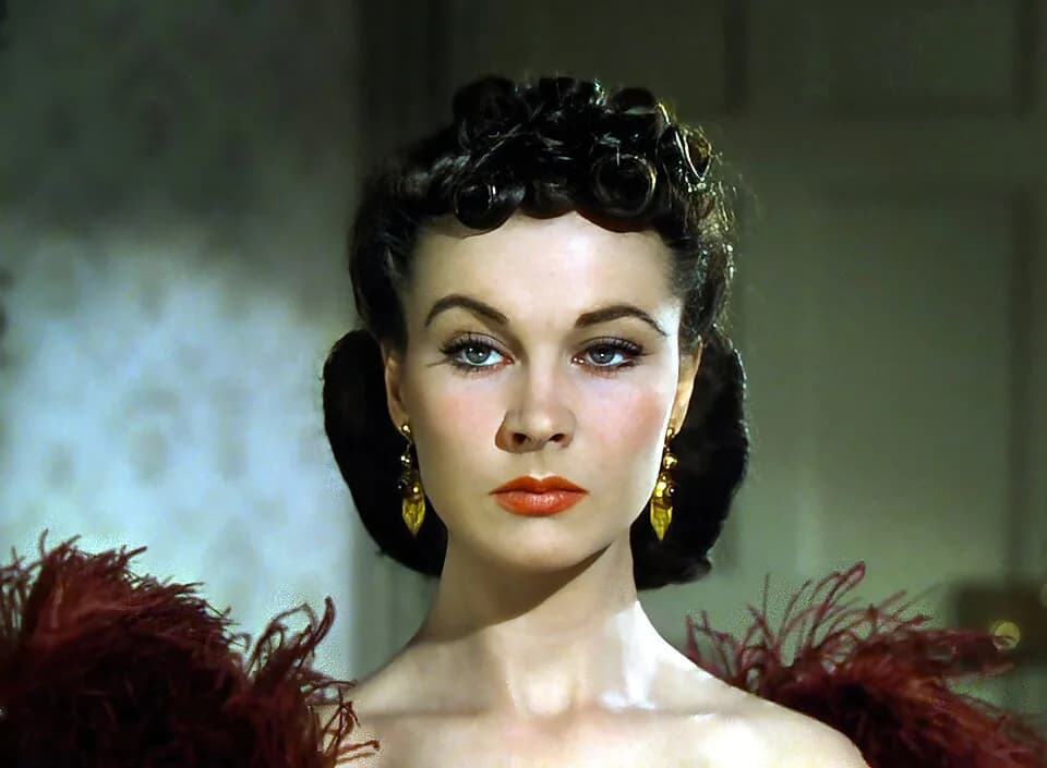 Vivien Leigh - Cropped screenshot of Vivien Leigh from the trailer for the film Gone with the Wind