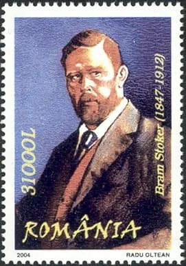 Bram Stoker - Stamps of Romania, 2004