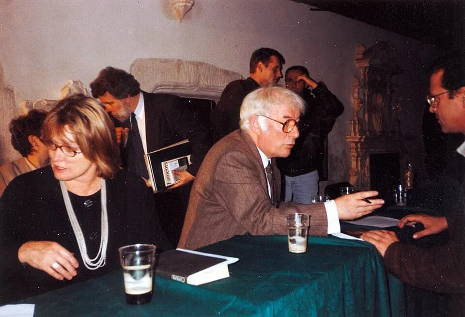 Seamus Heaney - Seamus i Marie Heaney, Wieczór Irlandzki, kościół Dominikanów w Krakowie, 4 października 1996Seamus and Marie Heaney, Irish Night at the Dominican Church, Kraków, 4 Oct 1996