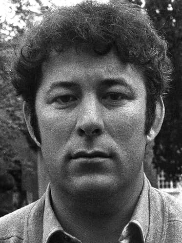 Seamus Heaney - The poet Seamus Heaney, taken when he visited Uppingham School in 1970. Taken outside the Old Manor House (Thring Centre). off High St West.
