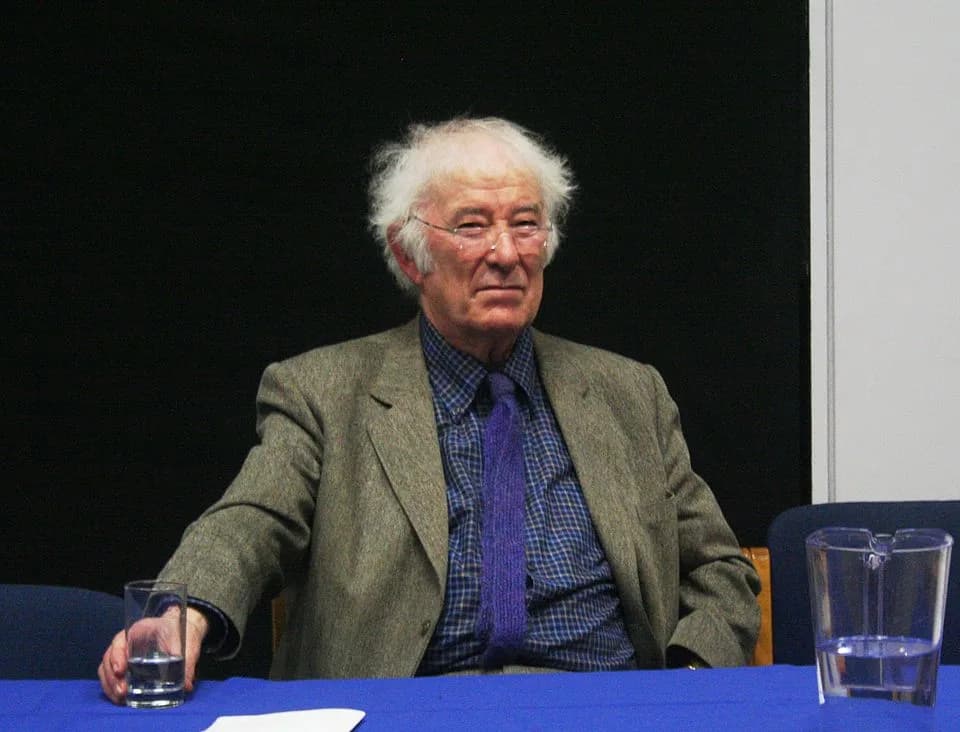 Seamus Heaney - Picture of the Irish poet and Nobel Prize winner Seamus Heaney at the University College Dublin, February 11, 2009.