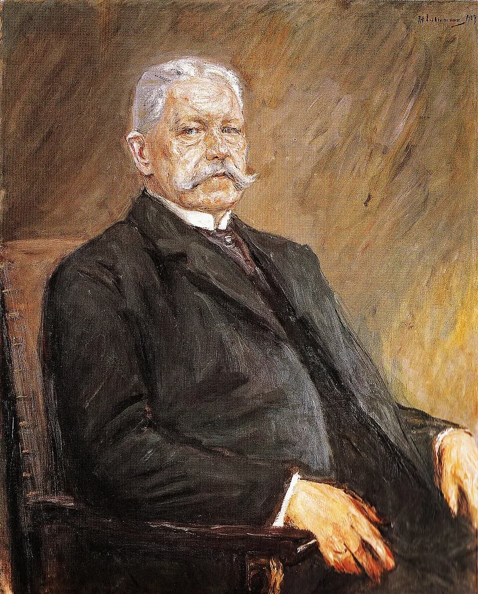 Paul von Hindenburg - Liebermann portret van Paul von Hindenburg.jpg