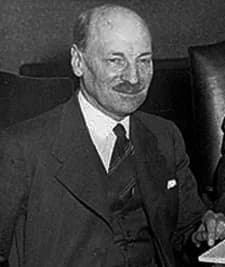 Clement Attlee - Clement Attlee, British Prime Minister 1945-51; taken between 12-15 November 1945