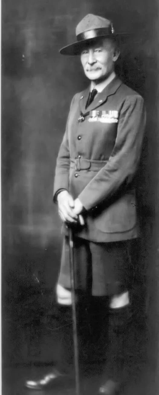 Robert Baden-Powell, 1st Baron Baden-Powell - Robert Baden-Powell, founder of the scout movement.