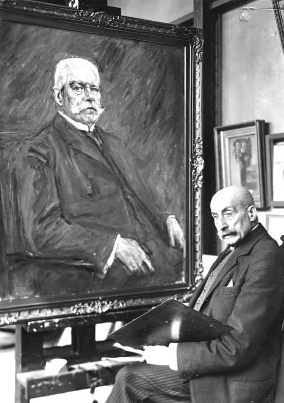 Paul von Hindenburg - For documentary purposes the German Federal Archive often retained the original image captions, which may be erroneous, biased, obsolete or politically extreme. Prof. Max Lieberm