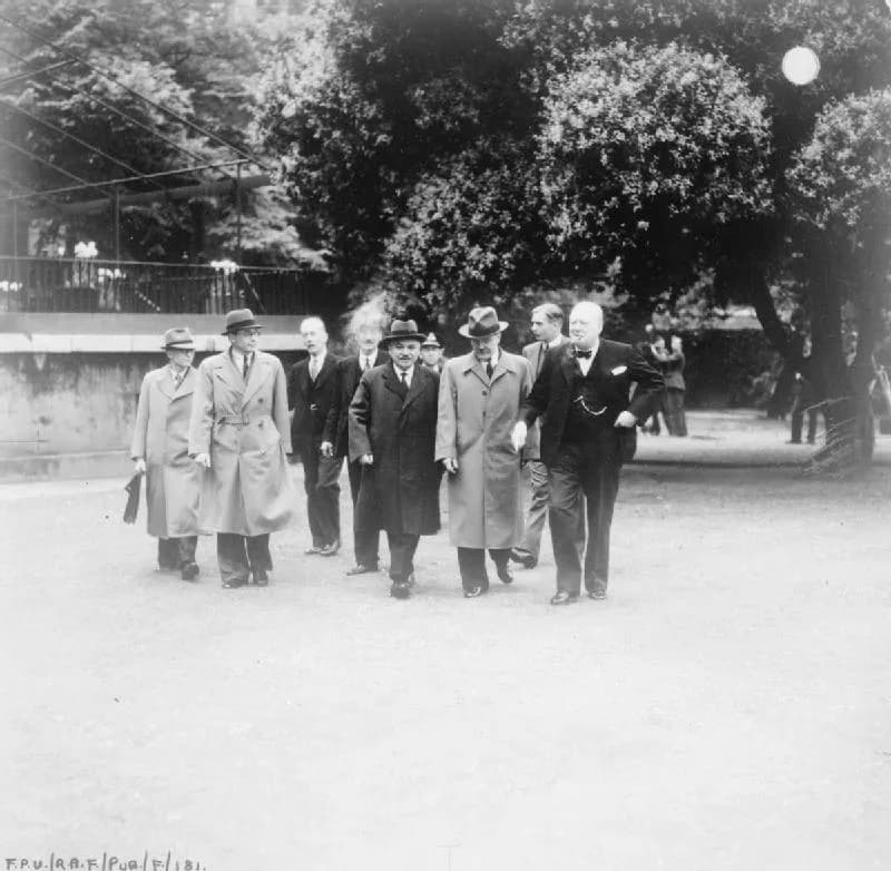 Clement Attlee - British Political Personalities 1936-1945
The Churchill Coalition Government 11 May 1940 - 23 May 1945: The Deputy Prime Minister, Clement Attlee; Secretary of State for Foreign Affai