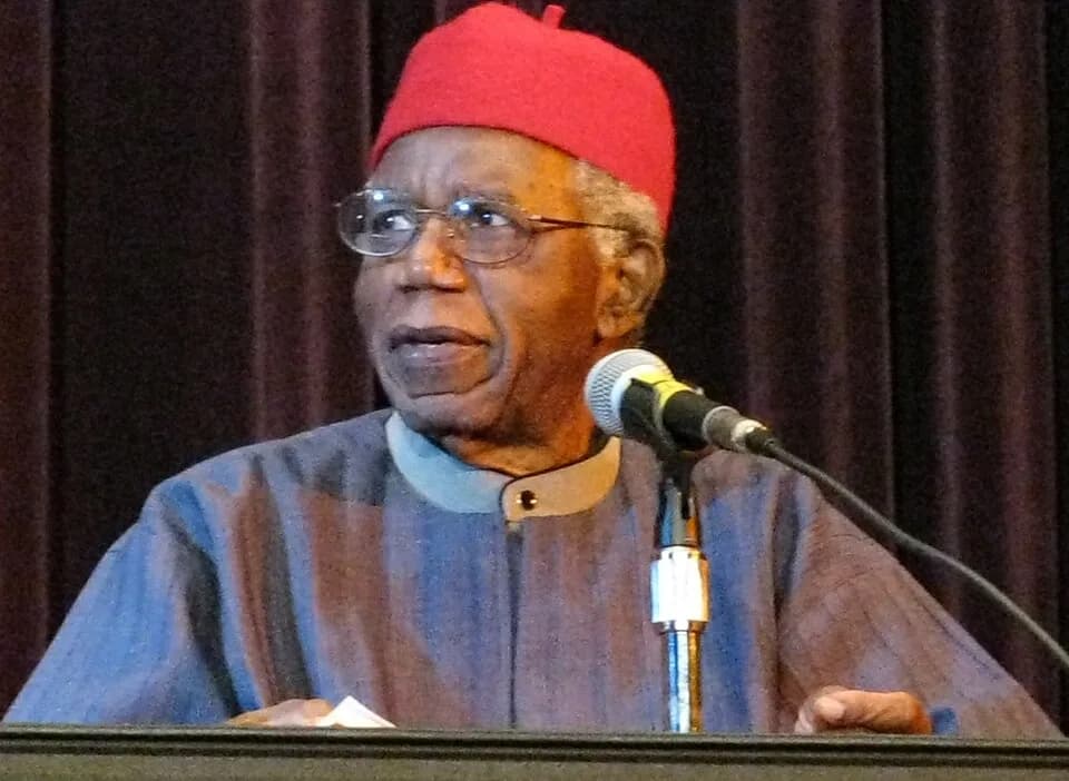Chinua Achebe - Chinua Achebe speaking at Asbury Hall, Buffalo, as part of the "Babel: Season 2" series by Just Buffalo Literary Center, Hallwalls, &amp; the International Institute.