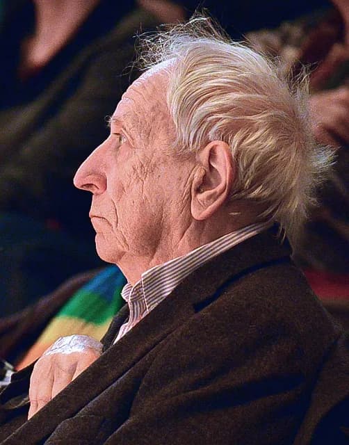Tomas Tranströmer - Tomas Tranströmer at Kulturhuset in Stockholm February 25, 2014 in connection with the Tucholsky prize is awarded.
