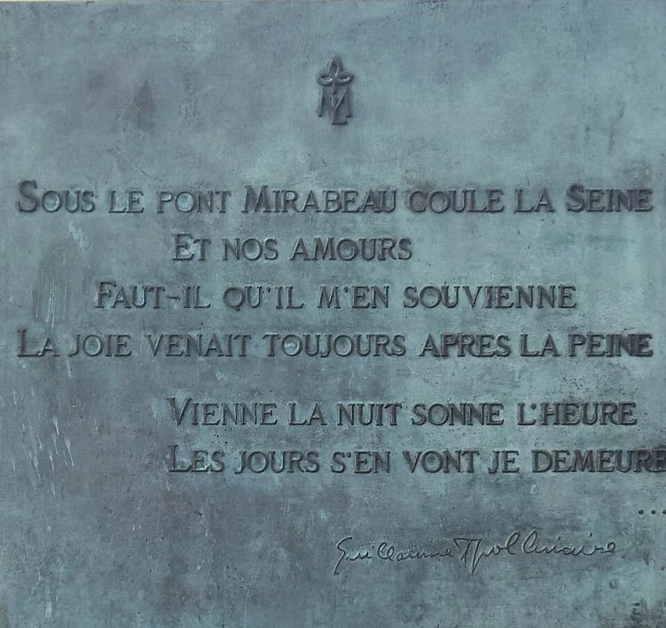 Guillaume Apollinaire - Le Pont Mirabeau, Guillaume Apollinaire (Alcools, 1913) - Incipit