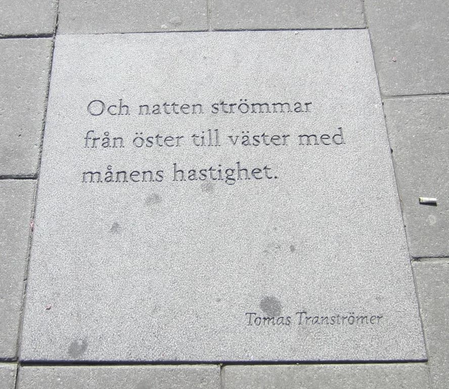 Tomas Tranströmer - Stenpoesi