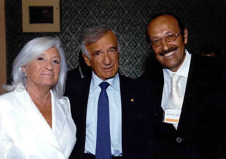Elie Wiesel - Dr. Mashkevitch and Nobel Peace Prize Winner Elie Wiesel