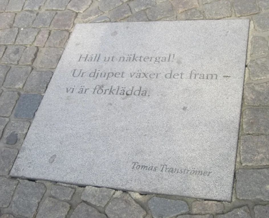 Tomas Tranströmer - Stenpoesi