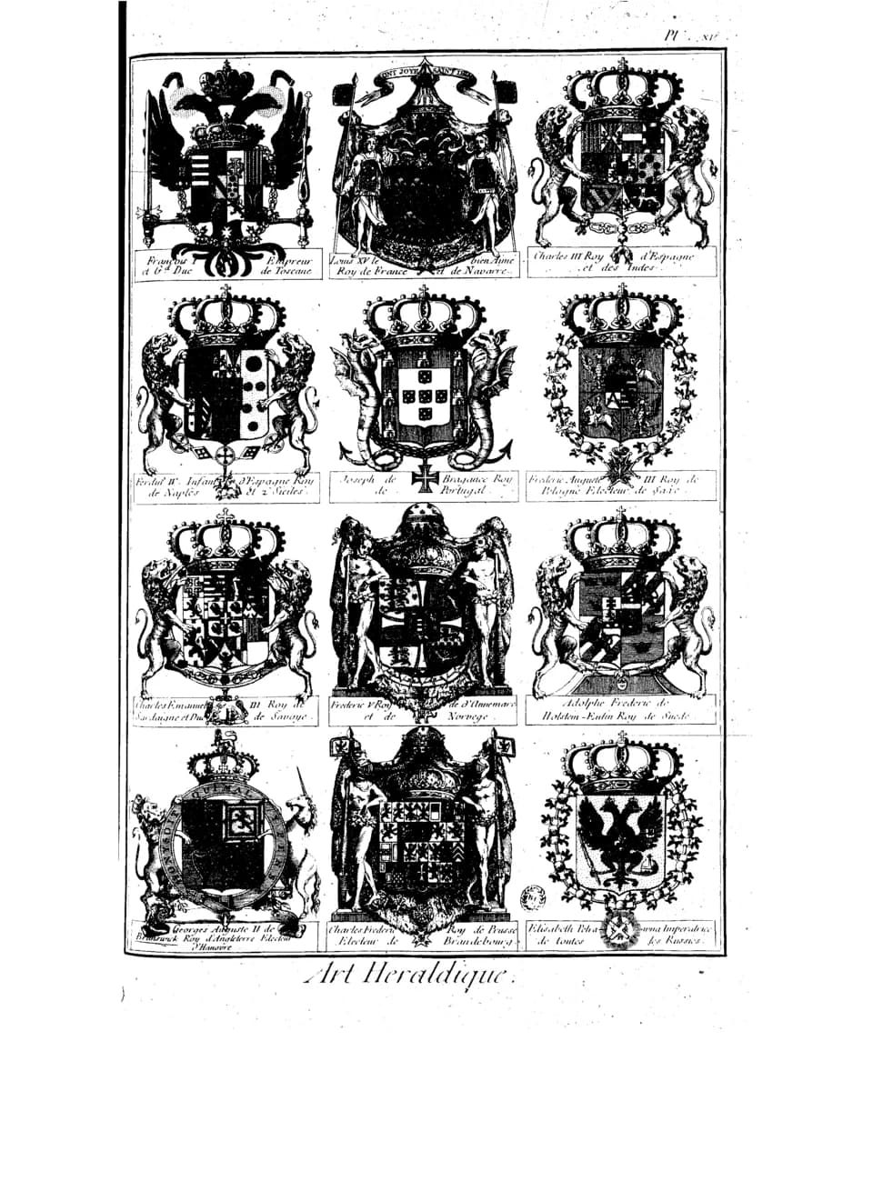 Louis XV of France - Planches de l'Encyclopédie de Diderot et d'Alembert, volume 2