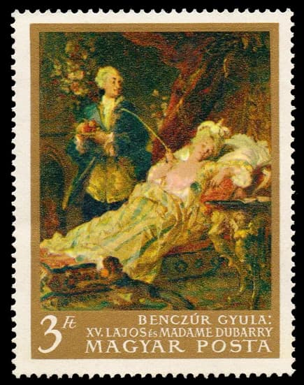 Louis XV of France - Paintings - Mme. Du Barry and Louis XV

Denomination: 3 Forint