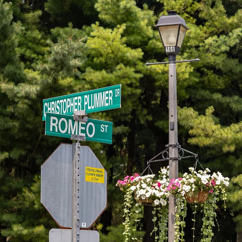 Christopher Plummer - Christopher Plummer Drive at Romeo Street, Stratford, Ontario, 2025-08-04