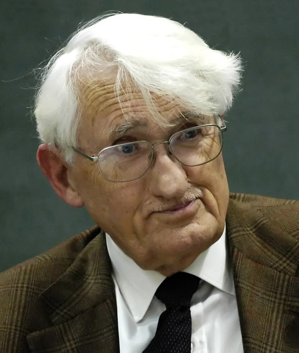 Jürgen Habermas - Jürgen Habermas during a discussion in the Munich School of Philosophy