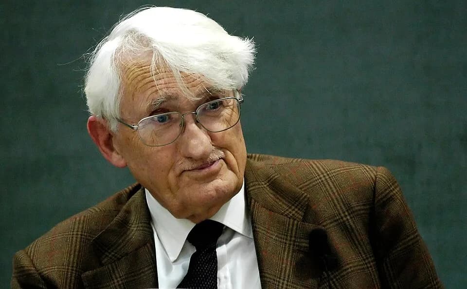 Jürgen Habermas - Jürgen Habermas during a discussion in the Munich School of Philosophy