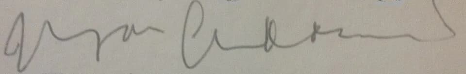 Jürgen Habermas - Signature of Jurgen Habermas