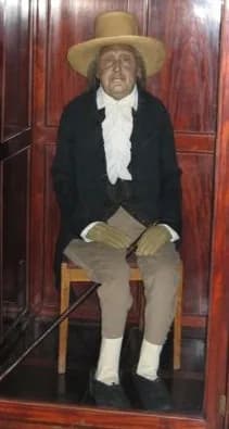 Jeremy Bentham Rollweiser - Jeremy Bentham's "Auto-Icon" at University College London.
