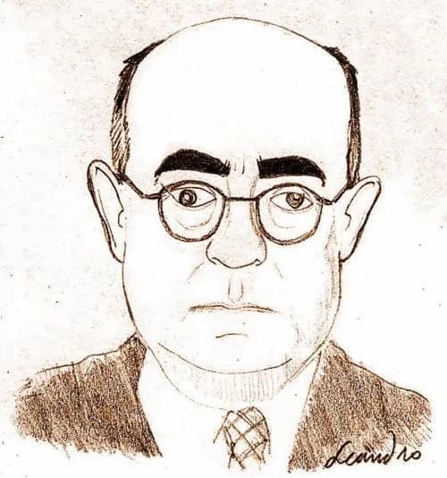 Theodor W. Adorno - German philosopher Theodor W. Adorno, by Leandro Gonzalez de Leon