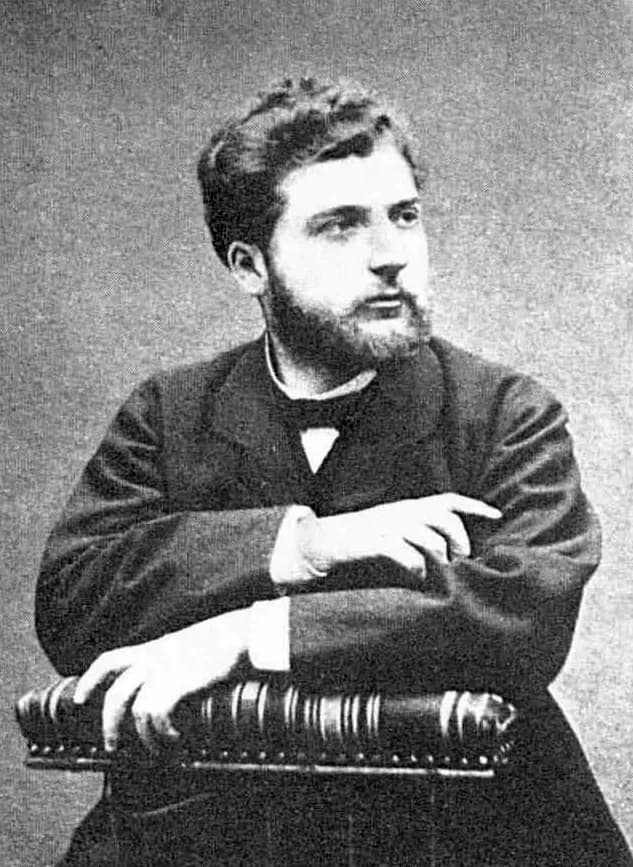 Georges Bizet - Studio photograph of the French composer Georges Bizet (1838 - 1875)