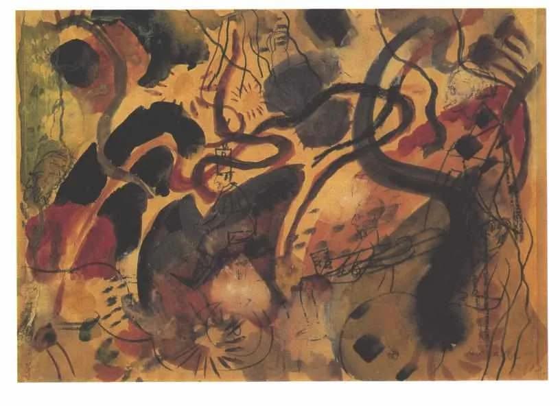 Wassily Kandinsky - Persiflage to Der Blaue Reiter