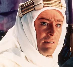 Peter O'Toole - Cropped screenshot of en:Peter O'Toole from the trailer for the film en:Lawrence of Arabia (film)