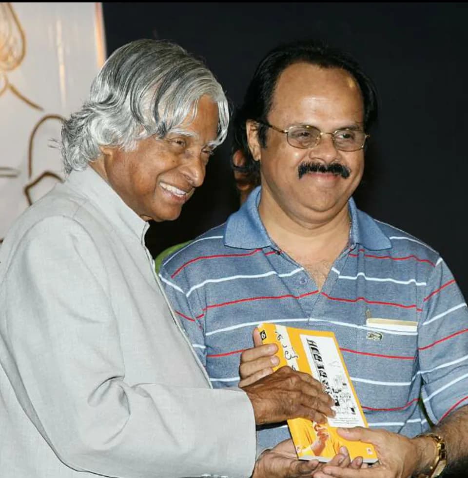 A. P. J. Abdul Kalam - Rangachary Mohan alongwith Late former president Dr.A.P.J. Abdul Kalam