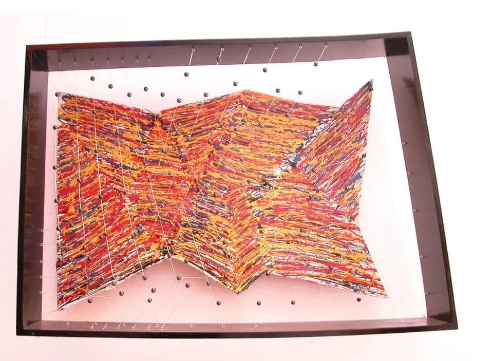 Béla Bartók - Portrait of the Burletta movement of Bartok's 6th String Quartet, by artist Joel Epstein, from the exhibit "Portraits of Music" (2002, Tel Aviv)