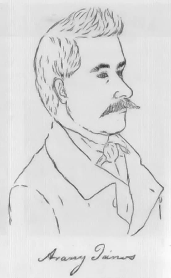 Sándor Petőfi - Petőfi Sándor rajza Arany Jánosról