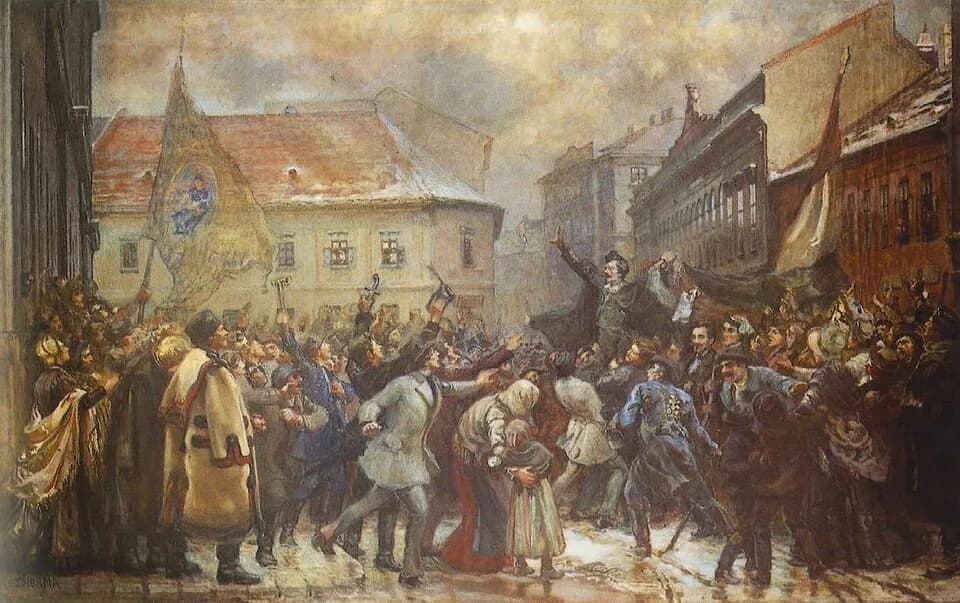Sándor Petőfi - Rise up, Hungarian!.jpg