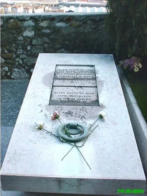 Roger Martin du Gard - Cimetière du Cimiez
Tombe de Roger Martin de Gard.