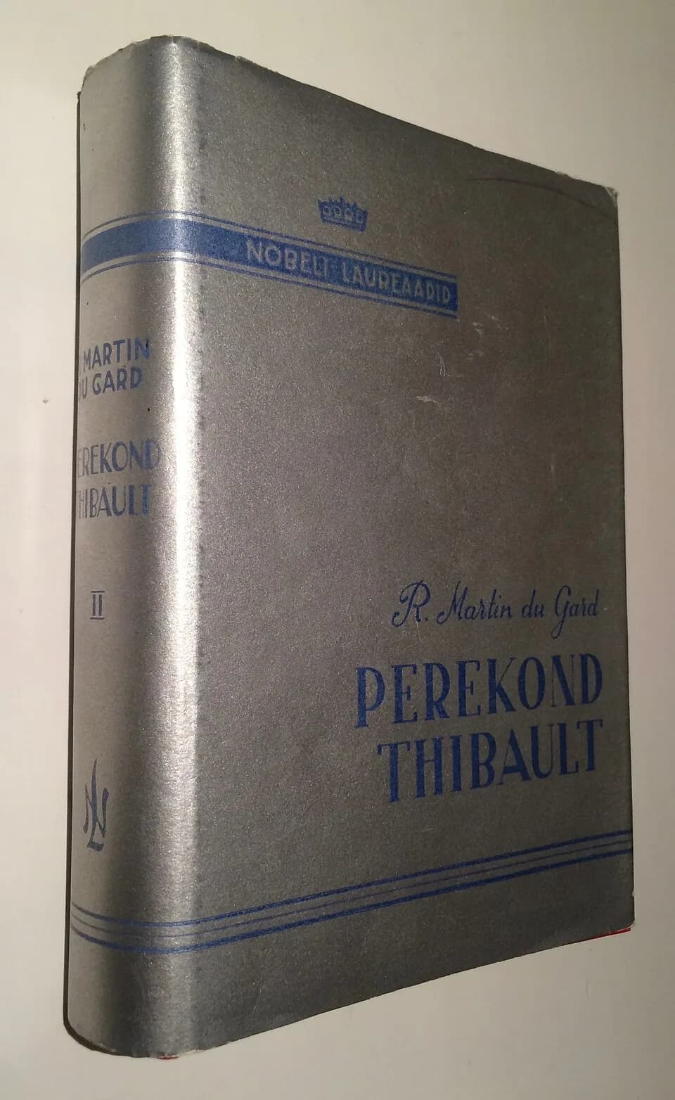 Roger Martin du Gard - Ed. Salu poolt kujundatud ümbrispaber
