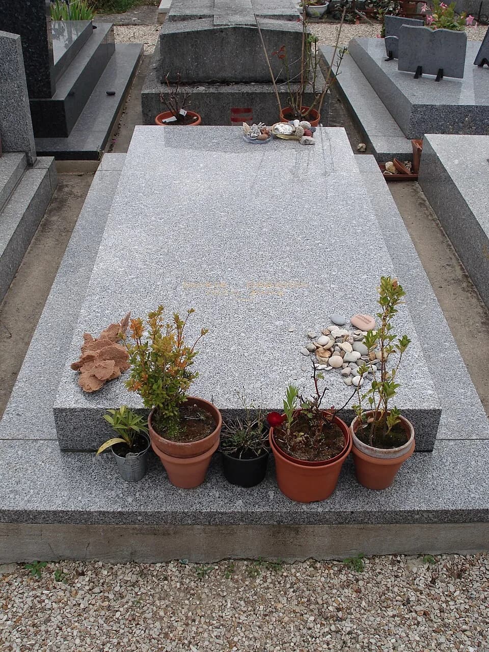 Jacques Derrida - Derrida's grave, Ris-Orangis, France