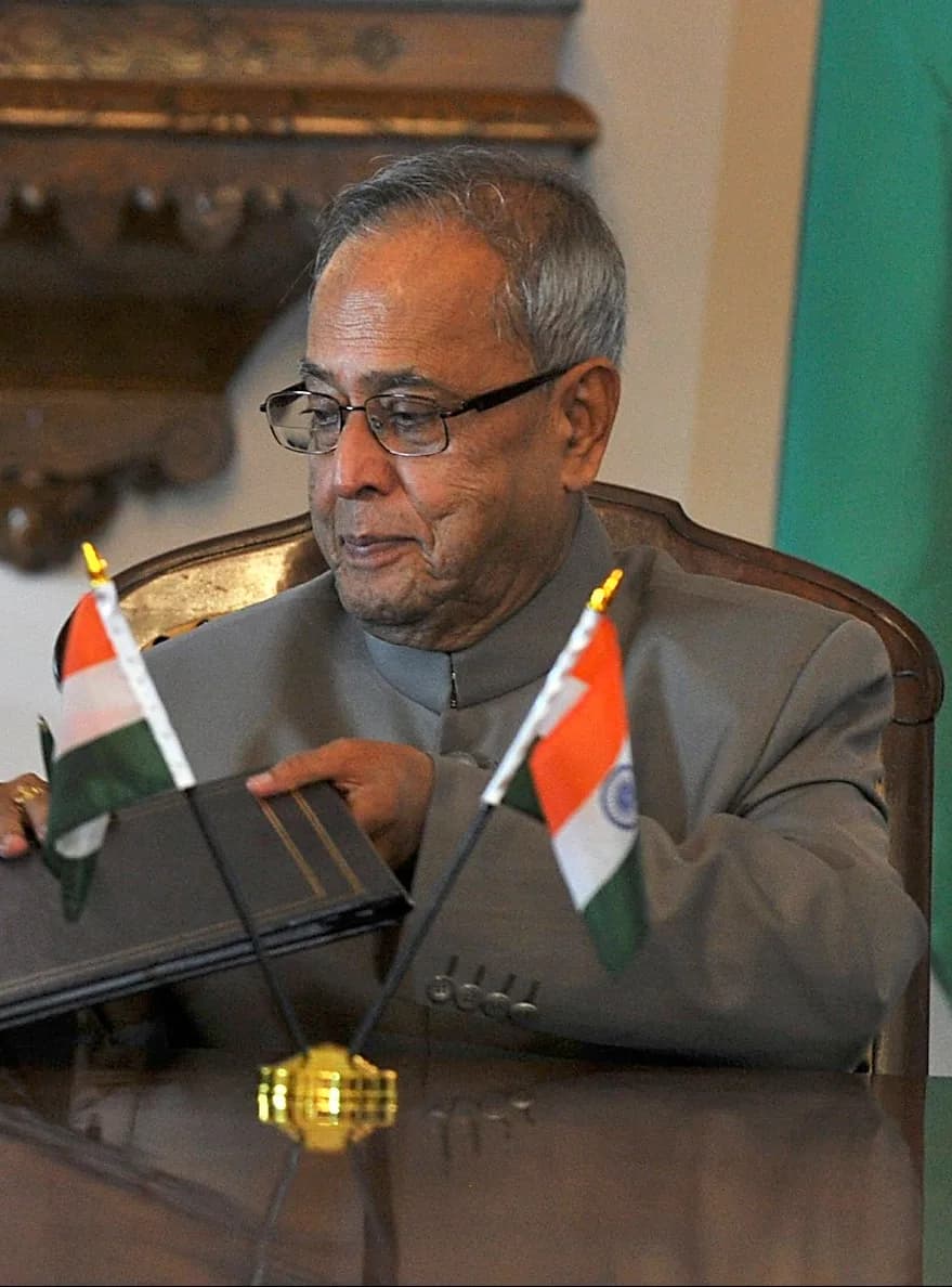 Pranab Mukherjee - United States Secretary of the Treasury Timothy Geithner seen here with FInance Minister of India  Pranab Mukherjee sign a joint statement to conclude the U.S.-India Economic and Fi