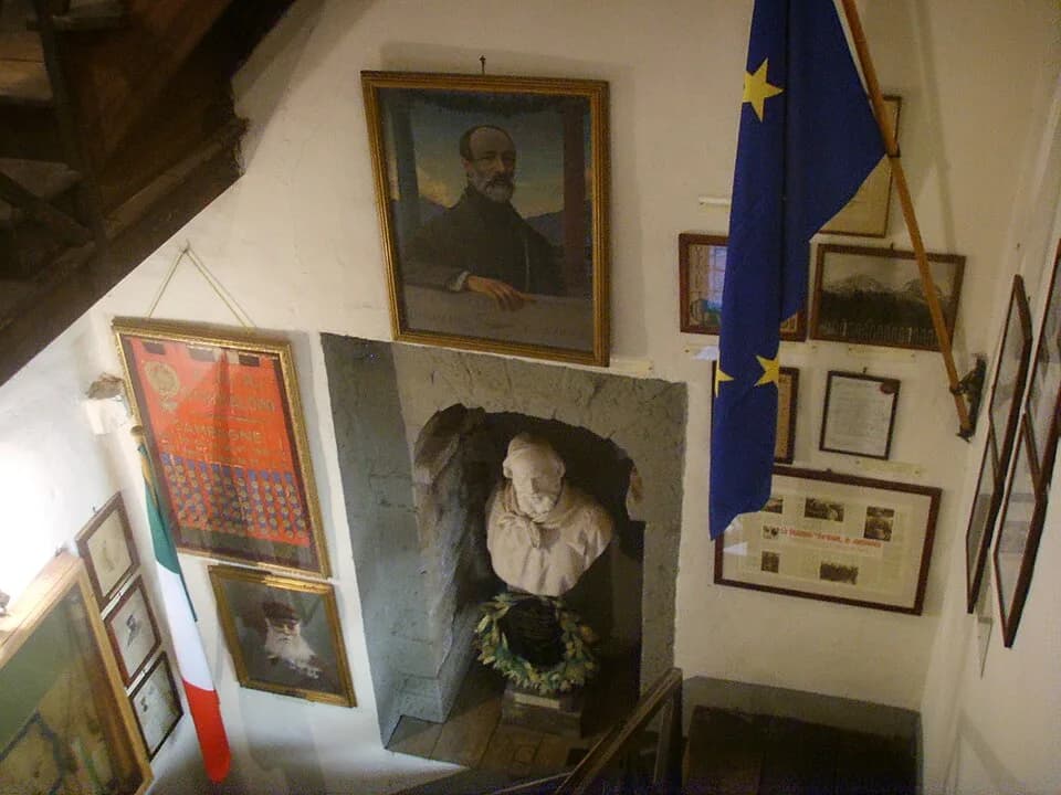 Giuseppe Mazzini - Museo del circolo garibaldino di Firenze, inside Torre della Castagna, in Florence, Italy.