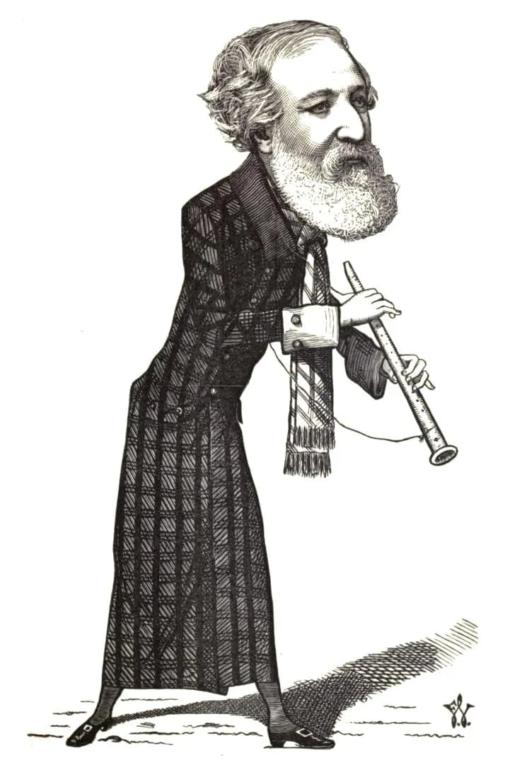 Robert Browning - Robert Browning, Pied Piper of Hamblinfrom Cartoon portraits and biographical sketches of men of the day