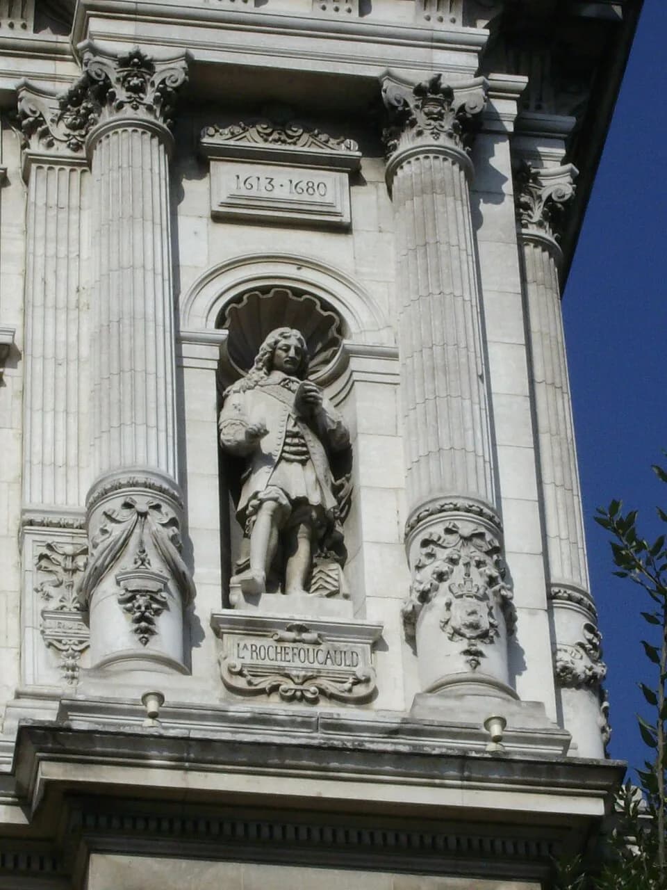 François de La Rochefoucauld - Statues of the City Hall of Paris, France