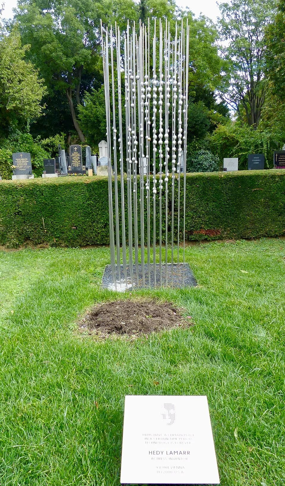 Hedy Lamarr - Grabmal Hedy Lamarr auf dem Wiener Zentralfriedhof