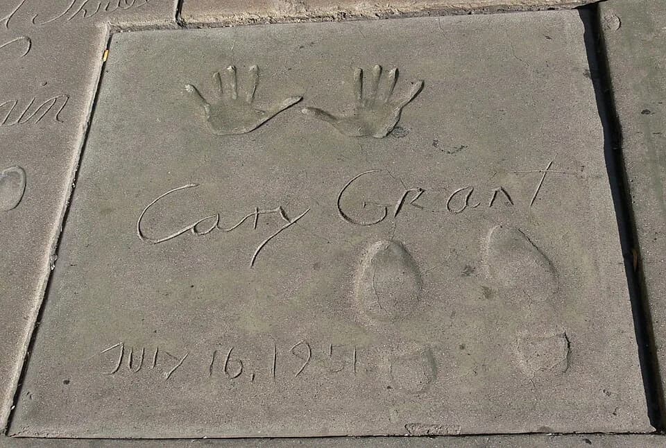 Cary Grant - Courtyard of Grauman's Chinese Theatre, Hollywood Boulevard, Los Angeles

Cary Grant