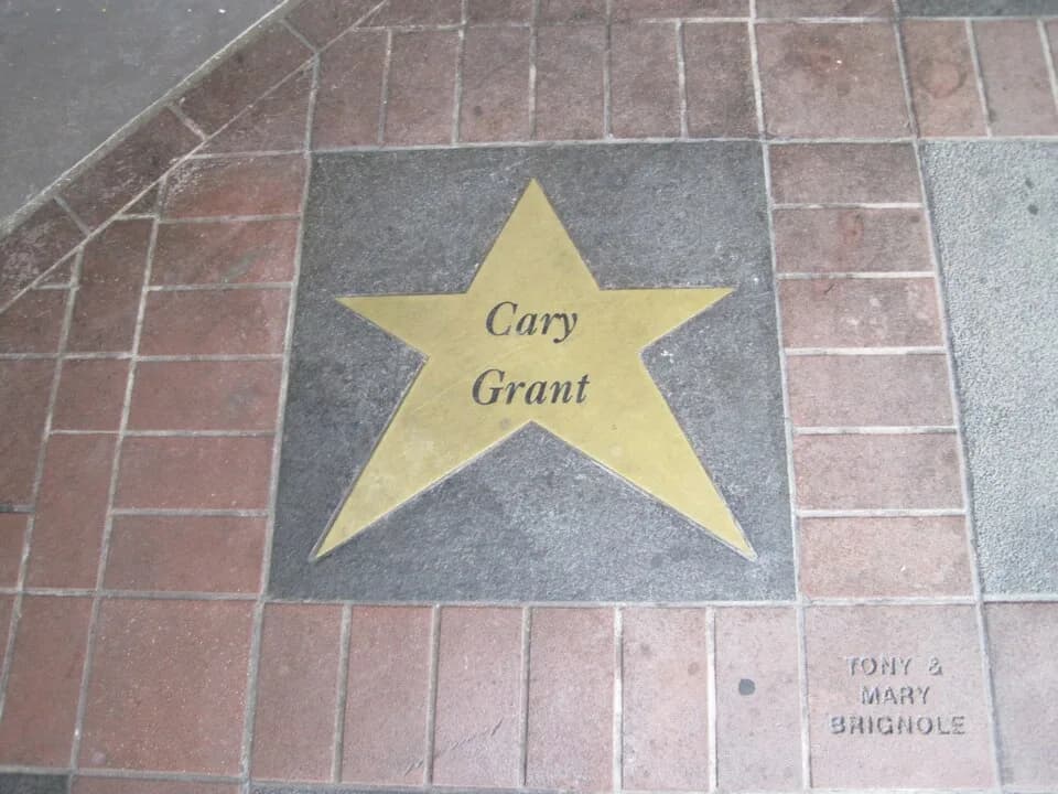 Cary Grant - Walk of fame at the Orpheum Theater in Memphis, Tennessee.

Cary Grant