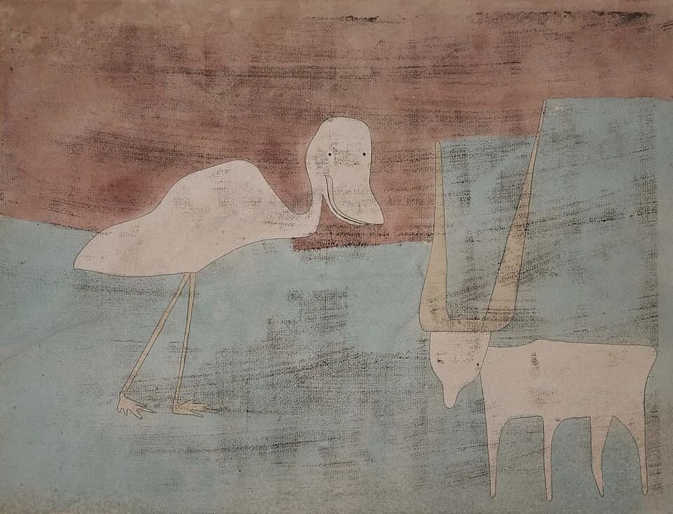 Paul Klee - ‘’Tier Freund Schaft (Amistad animal)’’ (1930), de Paul Klee. Museo Nacional Centro de Arte Reina Sofía. Madrid, España